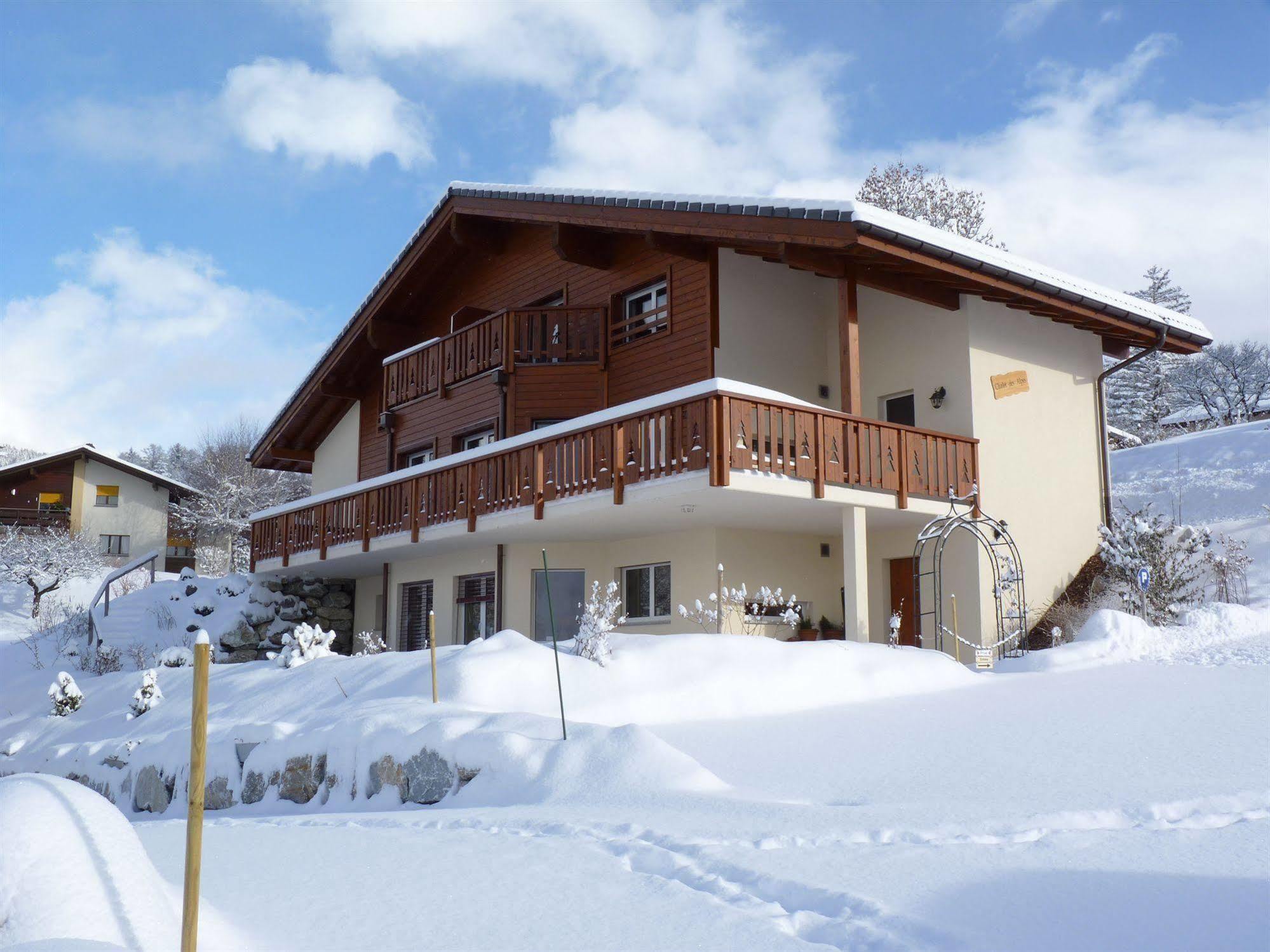 Chalet Des Alpes Bed & Breakfast Crans-Montana Ngoại thất bức ảnh